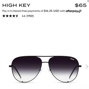 Quay Australia x Desi Perkins High Key Fade Sunglasses